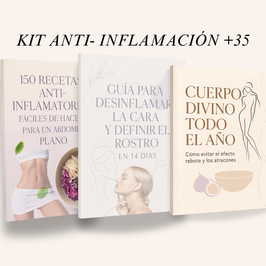 Kit 3 Guías Anti-Inflamación +35 año
