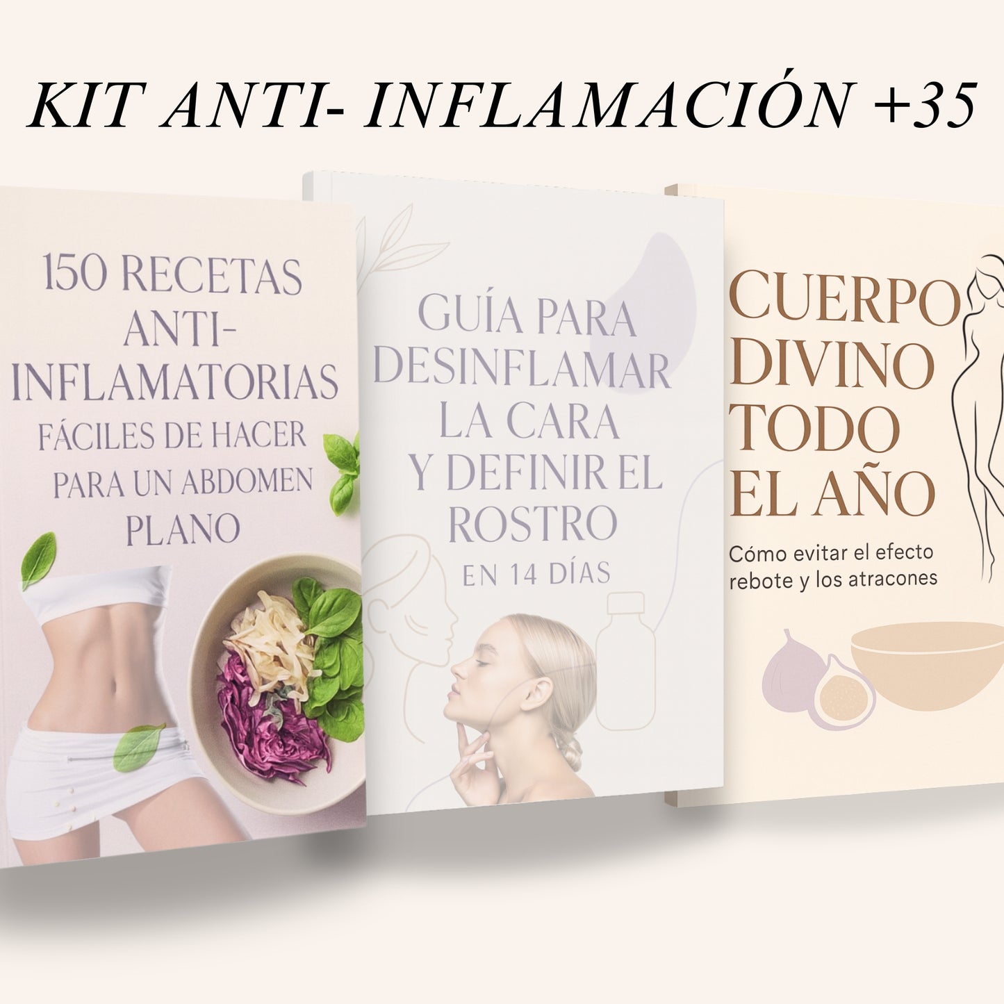 Kit 3 Guías Anti-Inflamación +35 años