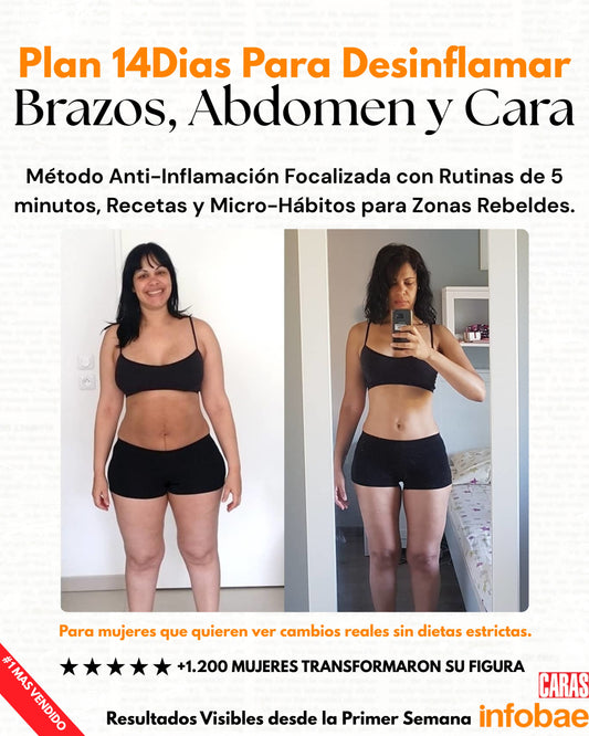 Plan 14Dias para Desinflamar Brazos, Abdomen y Cara